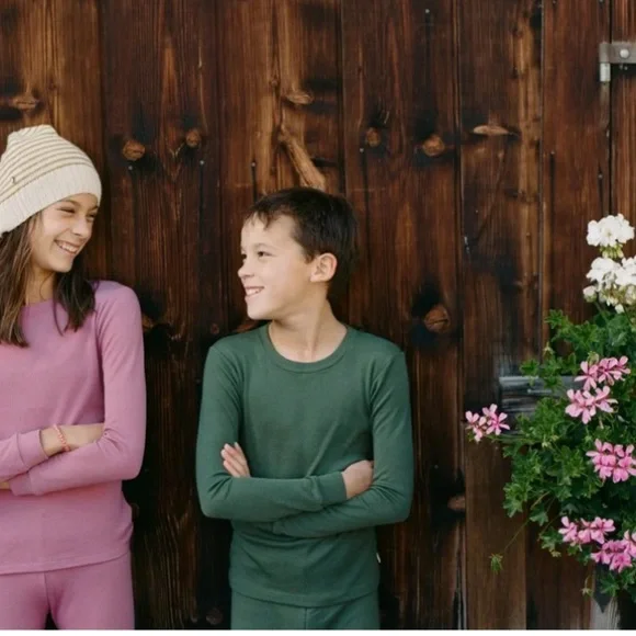 Chasing Windmills Merino Wool 	
Thermal Long Johns (Aloe - Rib Solid) - Picture 4 of 6